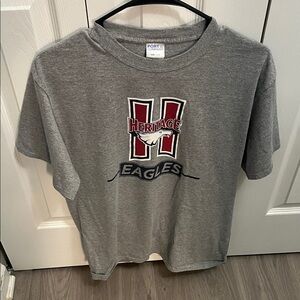 Port & Company Gray Heritage Eagles T-Shirt